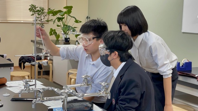 Science class at Kumamoto International School